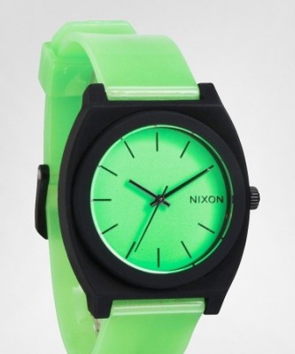 zegarek nixon time teller p glo green 842